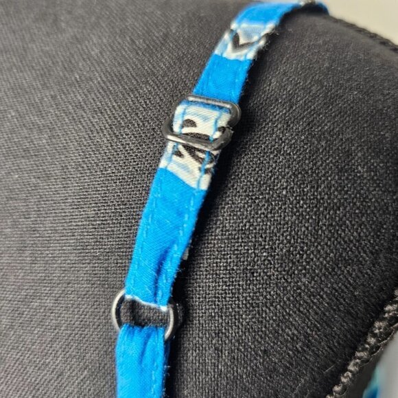 Women's sleeveless sun/beach dress, tropical print, Blue, Medium - Picture 6 of 9